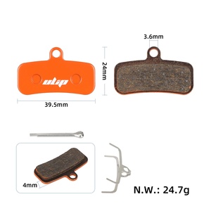 Plaquettes de frein multi-métaux Ulip Orange pour SHIMANOZEE M640, plaquettes de frein silencieuses avant et arrière pour moto, pour scooter Kukirin G4 Max - Product Image 2