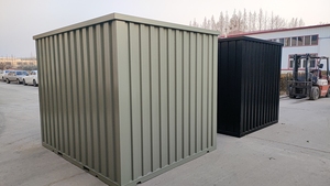 Contenedor de almacenamiento plegable de acero portátil y extensible de 19 pies de China, solución de vida plana para estadounidenses - Product Image 4