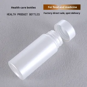 45ml 60ml 100ml Acrylic chăm sóc sức khỏe chai nhựa rỗng chai vít-on niêm phong cho dầu cá viên thuốc kẹo bột bao bì - Product Image 4