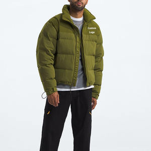 Chaqueta acolchada de invierno de talla grande para mujer, <span class=keywords><strong>abrigo</strong></span> de plumón de algodón con cara de prendas de vestir del Norte con logotipo personalizado de alta calidad - Product Image 4