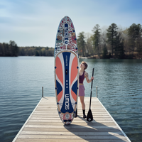 Nouveau style 2025 Planche de paddle gonflable avec soudure à chaud, disponible depuis l'entrepôt UE en Europe, pour dropshipping