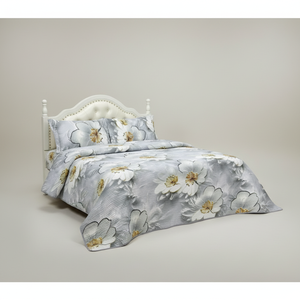 Tonda 3D Printing Jacquard Decorative Comforter Multi Needle <strong>Quilting</strong> Blanket All Season Home <strong>Bedding</strong> - Product Image 2