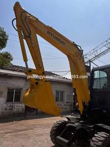 Excavatrice d'occasion HYUNDAI R60W-7 ROBEX 60W-7 6 tonnes, pelle sur chenilles hydraulique, d'origine Corée, hyundai 210w-7 375lc-7h - Product Image 4