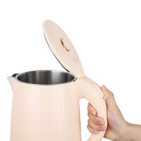 Bouilloire électrique sans fil portable en acier inoxydable avec arrêt automatique 220V