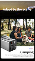 Chargeur de batterie de générateur solaire 180W 45000mAh Station d'énergie solaire portable Alimentation de batterie externe pour camping