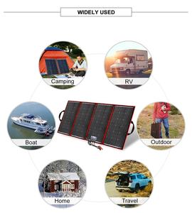 <span class=keywords><strong>Dokio</strong></span> Panneaux Solaires Noirs 200W (50W x 4pc) 18V Nouveau portable panneaux solaires flexibles tissu 200w pour Camping/Bateau/RV/Voyage/Maison/Voiture - Product Image 6