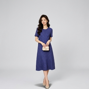 Productos de Gran Venta Verano 2026: Vestido Plisado de Manga Corta con Textura Floral 3D, Estilo Miyake, Alta Elasticidad, Talla Única para Mujer - Product Image 5