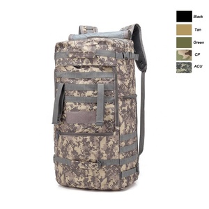 Chiến Thuật Ba Lô 60L Thể Thao Ngoài Trời Ba Lô Leo Núi Đi <span class=keywords><strong>B</strong></span>ộ Đường Dài Túi Du Lịch Chiến Thuật Ngụy Trang Đào Tạo Chiến Thuật Ba Lô - Product Image 1
