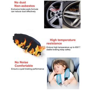 Pastillas de freno traseras para coche <span class=keywords><strong>Mercedes</strong></span> <span class=keywords><strong>Benz</strong></span>, pastilla de freno de alta calidad sin ruido, precio de fábrica, D335 CD8042 0004200120 W201, 190E 300E, gran oferta - Product Image 6