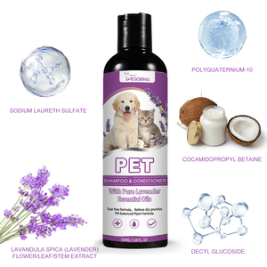 Shampoo anti-démangeaisons à l'avoine naturelle, apaise les allergies et laisse le pelage de l'animal doux et facile à démêler - Product Image 5