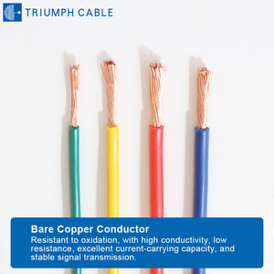 أسلاك كهربائية BVR للاستخدام المنزلي، أسعار الأسلاك النحاسية، كابل BVR 6 مم متوافق مع معايير ROHS، 450 فولت/750 فولت، كابل نحاسي PVC، أسلاك للبناء - Product Image 3