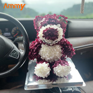 AM-PEB06 Ammy Valentines cadeau créatif cadeaux de mariage <span class=keywords><strong>hortensia</strong></span> <span class=keywords><strong>fraise</strong></span> ours simulation fleur poupée maison objets décoratifs - Product Image 6