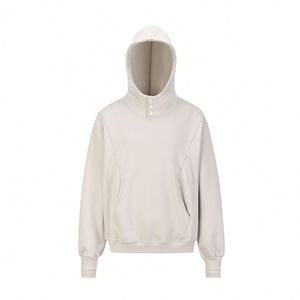 H5552 เสื้อฮู้ดนินจาแบบใหม่ขายส่งสั่งทำพิเศษ ผ้าเฟรนช์เทอร์รี่ 350 แกรม พร้อมดีไซน์หน้ากากครึ่งหน้า - Product Image 2