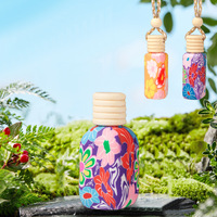 Désodorisant de voiture portable suspendu en poterie souple, élimination des odeurs, aromathérapie, fournitures cadeaux en stock