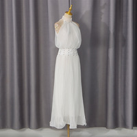 Nouvelle Robe Longue Plissée Sans Manches Col Indigo Durable Style Été 2026