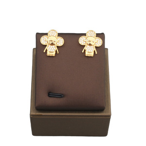 Juego de Joyería de Latón con Collar, Anillo y Aretes en Forma de Abejita, Estilo Palacio Europeo Americano, Más Vendido, para Accesorios Diarios - Product Image 5
