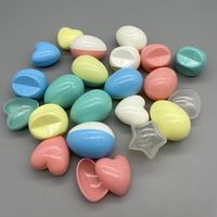 Mini 45mm Herz-Kapseln Mini Plastik PP Spielzeugkapseln für Verkaufsautomaten Verpackung Leere Kapseln