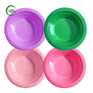 Bols à dessert en plastique PS personnalisés Flash, blancs, avec bord texturé pour une présentation améliorée lors de mariages et d'événements festifs - Product Image 4