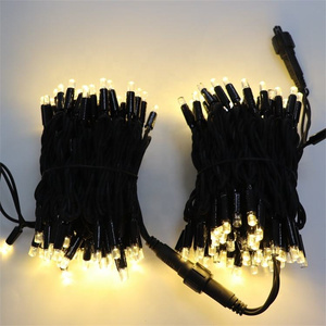 20m 200 LED cable de goma Cadena de luces IP65 Luz de Navidad Cable de goma Luz de cadena comercial - Product Image 2