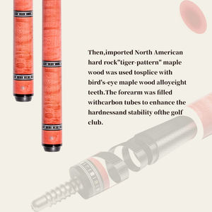 ไม้คิวพูล LK Wood รุ่น 1/2 Split Big Head สีน้ำเงิน โคโค่ เมเปิล ชมพูไอซ์วีล เชอร์รี่บลอสซัมสกาย ซีรีส์ใหม่ Winning - Product Image 6