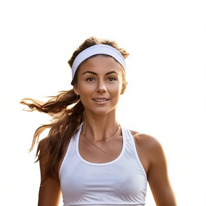 4 Diademas Deportivas Elásticas para Mujer, en Negro, Gris, Blanco y Rosa, para Gimnasio, Entrenamiento, Estilo Casual - Product Image 1