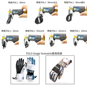 Hebilla Ajustable F013 de 20-50 mm, Cierre a Presión de Plástico POM para Bolsas, Accesorio para Guantes de Ciclismo y Esquí al Aire Libre - Product Image 3