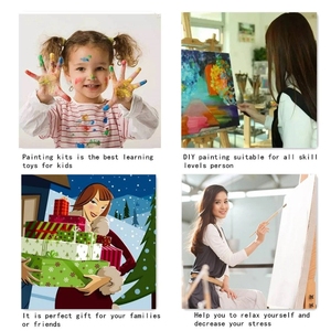 Figuras famosas pintura al óleo kits de pintura acrílica DIY pintado a mano Diy lienzo pintura por números <span class=keywords><strong>para</strong></span> adultos - Product Image 6