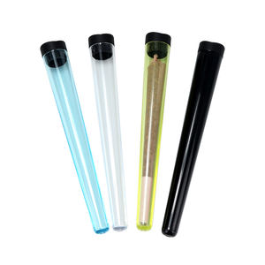 หลอดพลาสติกทรงกรวยขนาด4.84นิ้ว/123มม. หลอดม้วนซิการ์ PP บรรจุภัณฑ์ซิการ์หลอดทรงกรวยพลาสติกทนต่อเด็ก - Product Image 5