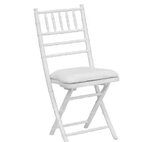 白色折叠Chiavari椅子