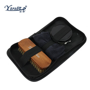Brosse d'entretien du cuir Yinste à poils naturels pour l'entretien des chaussures - Product Image 3
