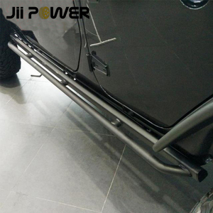 Jp16 ODM 10th kỷ niệm bên màu đen bước ống thép chạy Hội Đồng Quản trị cho Wrangler JK 2007 2017 2 cửa 4 cửa - Product Image 5