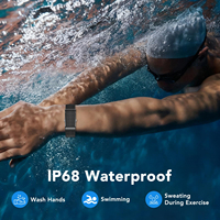 Neuerscheinung Android Sport-Smartarmband Unisex Bildschirmloser Aktivitätstracker Fitness Gesundheits-Smartwatch Herzfrequenz IP68