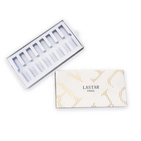 Boîte d'échantillons de parfum de luxe personnalisée pour hommes et femmes matériaux recyclés avec gaufrage impression cosmétique bouteille emballage cadeau