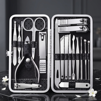 Coupe-ongles professionnels durables, ensemble complet, pince à cuticules, ensemble de coupe-ongles pour manucure