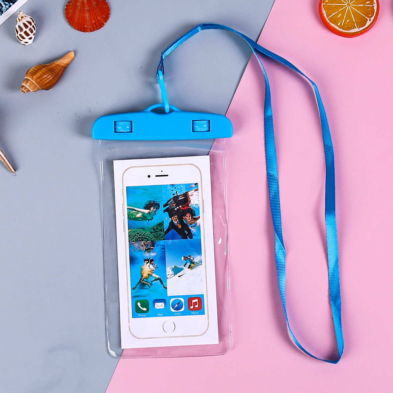 Summer Hot Selling Universal Waterproof Phone Case Swimming Beach Phone Bag Boating Summer Waterproof Phone Bag