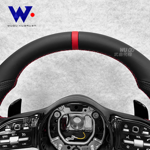 <span class=keywords><strong>Precio</strong></span> al por Mayor para Volante Deportivo Totalmente Negro para <span class=keywords><strong>Mercedes</strong></span> <span class=keywords><strong>Benz</strong></span> W204 W205 W206 W212 W213 W221 W222 V222 W223 X204 X253 - Product Image 5