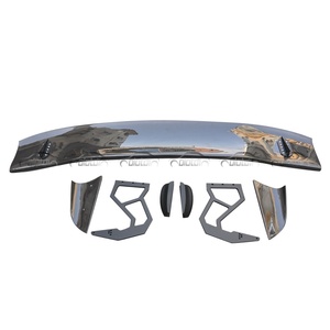 Carbon Fiber Spoon Style Single Deck Rear Trunk Lip Top <b>Wing</b> Spoiler for Civic FL5 Type R 2022-2023 Auto Tuning <b>Black</b> - Product Image 4