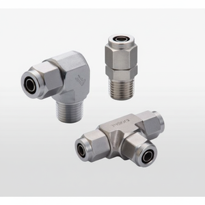 Pieza de compresor industrial PISCO inoxidable SUS316 accesorio de compresión NSCF1/4 - Product Image 1