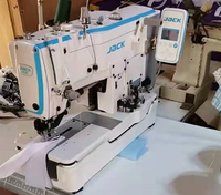 Máquina de coser Jack A4E de segunda mano, computarizada, con cortahilos automático, de una sola aguja, puntada de seguridad, venta caliente a todo el mundo, mayorista reciente