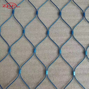 Maille de câble métallique tressé flexible en acier inoxydable coloré 304/316 pour cage de zoo avec services de découpe et de pliage - Product Image 5