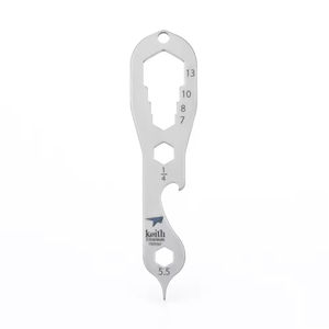 Nueva Herramienta de Sublimación Ultraligera e Impermeable, Llavero Multiherramienta de Titanio con Abrebotellas para Uso en Exteriores - Product Image 2