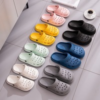 QJ Chaussures unisexe en EVA respirantes toutes saisons, style sabot classique Croc à bout fermé, pour jardin et plage, vente en gros Anhui