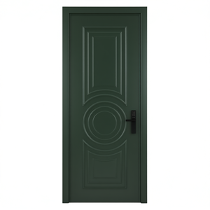 Chine Top Usine Style Français Peint En Bois Massif Blanc Laqué Porte Intérieure De Luxe pour Villa Appartement Hôpital Entrepôt - Product Image 1