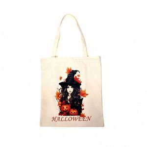 Wholesale Halloween Decorative Kids <b>Tote</b> Bag Children'S Candy <b>Canvas</b> Bag for Halloween Party - Product Image 4