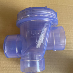 KOSTENLOSE Probe Günstiger Preis DN40 50mm 1-1/2 "PVC Transparentes klares Rückschlag ventil 2-Wege-3-Wege-Rückschlagventil - Product Image 5