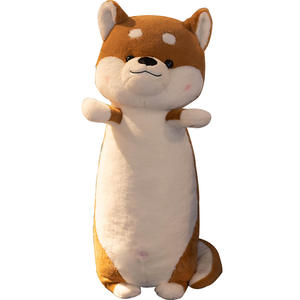 Kawaii sarılın doldurulmuş hayvan <span class=keywords><strong>shiba</strong></span> <span class=keywords><strong>inu</strong></span> köpek peluş oyuncak peluş köpek yastık ciltsiz mevcut - Product Image 1