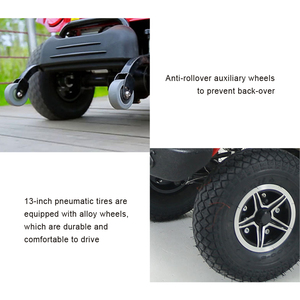 <b>Cheap</b> Green Powerful <b>Scooters</b> 4 Wheel <b>Folding</b> <b>Mobility</b> Big Power <b>Scooter</b> in Dubai TEW127 <b>Mobility</b> <b>Scooter</b> in Dubai TEW1 - Product Image 4