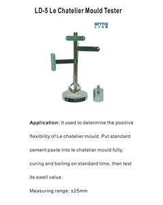 LD-5 Le Chatelier模具测试仪膨胀系数仪Le Chatelier模具稳固性套件水泥的正柔韧性 - Product Image 2