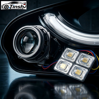 Conjunto de Faros Delanteros para Mitsubishi Pajero V73 2004-2011, Estilo V77 Mejorado, LED DRL, Señal de Giro Secuencial, 12V, Nuevo