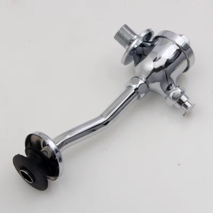 วาล์วกดชักโครกทองเหลืองติดผนังสำหรับห้องน้ำวาล์วชักโครกแบบใช้มือวาล์วควบคุมเชิงพาณิชย์ - Product Image 3